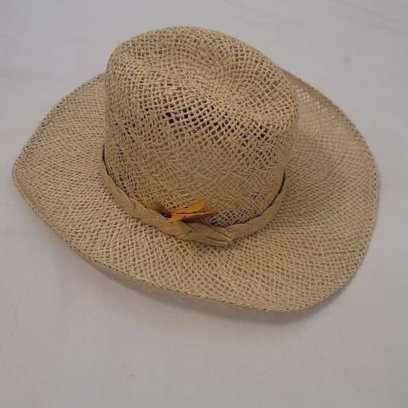7 1/4 Accessories - Larry mahan's collection straw hat size 7 1/4
